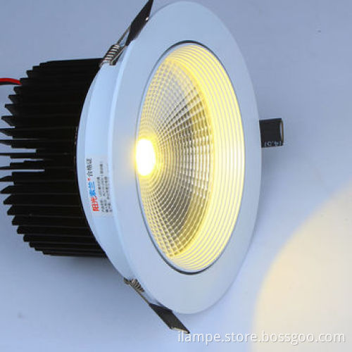 Recessed type 15W LED down-light with 60 degree beam angle